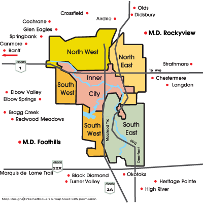 Calgary real estate maps